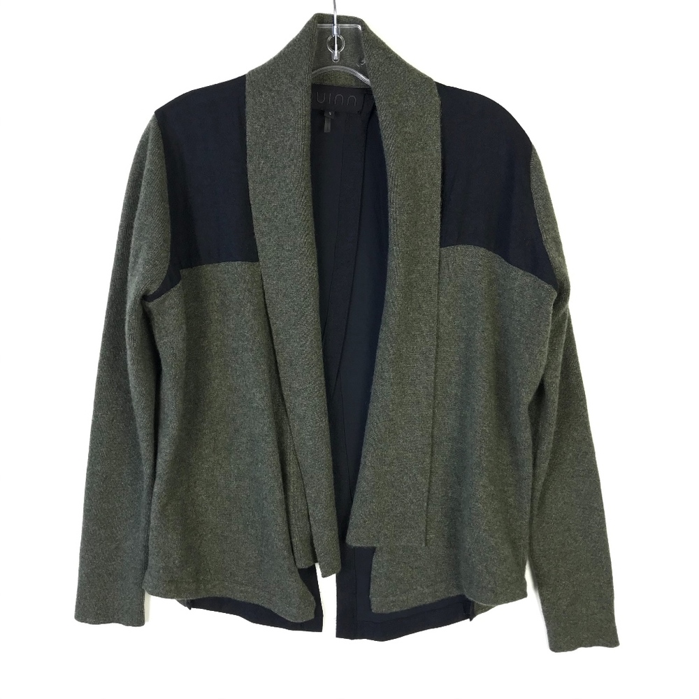 Quinn Open Front Split Open Back Sweater #2189 - image 1